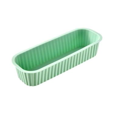 Imagem de Mini Formas Retangulares De Silicone Antiaderentes Para Pão, Bolo, Bro