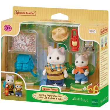 Imagem de Sylvanian Families Exploração Irmão E Bebê Gato - Epoch 5763