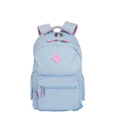 Imagem de Mochila 2 Compartimentos College Hydroblock Sky Azul Sestini