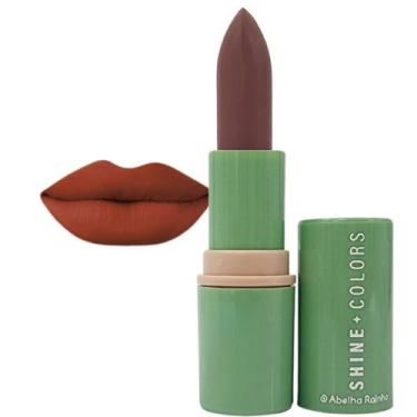 Imagem de Batom Matte Aveludado Canela Shine Colors Abelha Rainha 4g