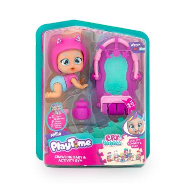 Imagem de Boneca Cry Babies Playtime Millie Ginásio de Atividades Multikids - BR2464