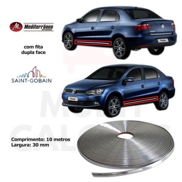 Imagem de Friso Lateral Cromado Universal 30Mm 10 Metros Pa128