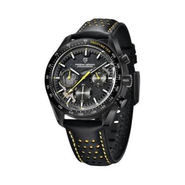 Imagem de Relógio Esportivo Masculino À Prova d'Água Skeleton Sport Chronograph 