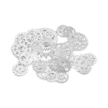 Imagem de Molde De Resina Epóxi Com Engrenagens Metálicas 50g 100g Para Joias DI