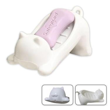 Imagem de Saboneteira Gatinho Porta Sabonete Gato Lavabo Banheiro Box Bancada Me