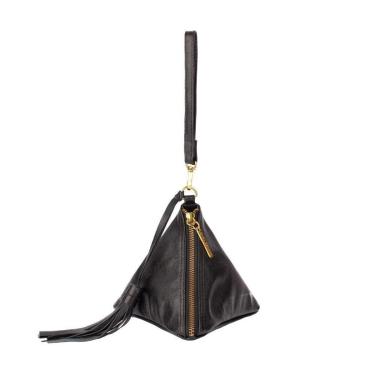 Imagem de Necessaire clutch feminina de couro Manu-Feminino