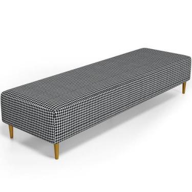 Imagem de Puff Decorativo Bali W01 Pés Palito 170x60cm Pied Poule - Lyam Decor