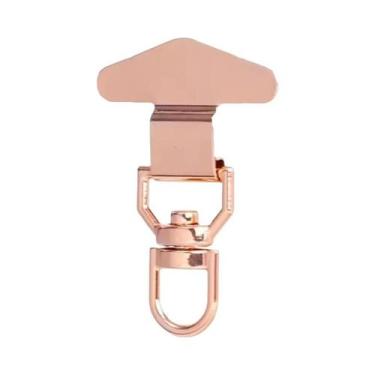 Imagem de Cordão De Segurança Para Celular Em Aço Inoxidável Rotativo 360 graus 