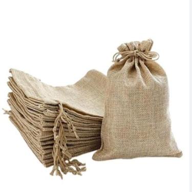 Imagem de 50 saquinhos de Juta 10x15cm - teresa ofertas
