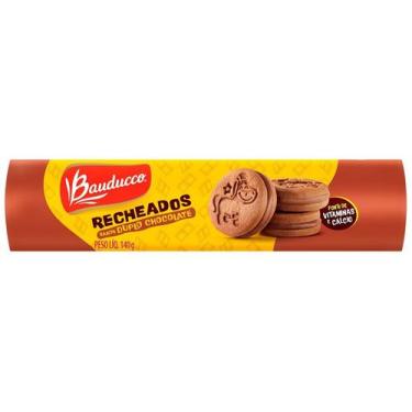 Imagem de Biscoito Recheado Bauducco Duplo Chocolate 140g, 1 unidade, Chocolate