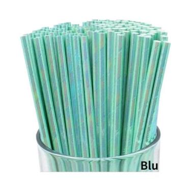 Imagem de 25 Canudos De Papel Biodegradáveis Descartáveis Para Festas, Coquetéis