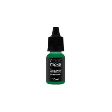Imagem de Tinta Aerógrafo Airbrush Maquiagem Artística 10ml Colormake Tattoo Cos