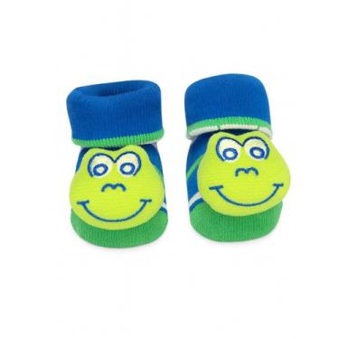 Imagem de Meia Antiderrapante para Bebê 0 a 12 Meses 3d Bichinhos - Plin Baby, S