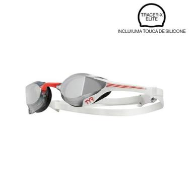Imagem de Óculos de Natação TYR Tracer-X Elite Lente Espelhada  Visão 180 com Tr