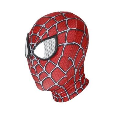 Imagem de Máscara De Super-Herói Infantil Com Lentes De Aranha Para Fantasia De 