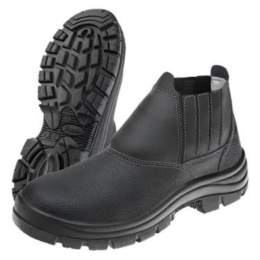 Imagem de Bota Botina Segurança Trabalho Kadesh Bico Pvc Epi, Preto, 36