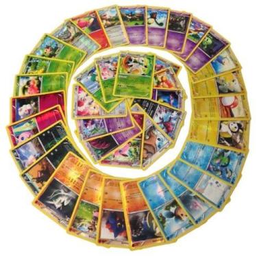Imagem de Lote de cartas Pokémon 50 Shiny/Foil (variado sem duplicatas) - Pokemo