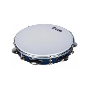 Imagem de Pandeiro Acrílico 10in Leitosa Azul Phx 982bl