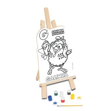 Imagem de Kit de Pintura Galinha Pintadinha com Cavalete - Nig