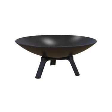 Imagem de Lareira Braseiro Jardim Ferro Externa Interno Portátil Preta - Libanez