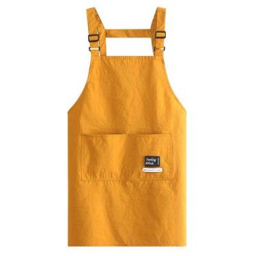 Imagem de Avental impermeável de poliéster amarelo para homens e mulheres - yiwe