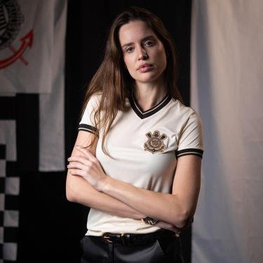 Imagem de Camisa Corinthians Alma 1910 Dry Off-White Feminina-Feminino