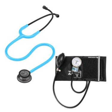 Imagem de Estetoscópio Littmann Classic lll + Esfigmomanômetro Pamed - Cores Var