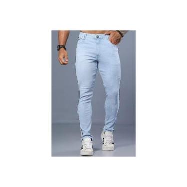 Imagem de Calça Masculina Pitbull Lançamento Ref 83746, Azul, 44