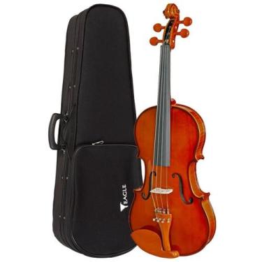 Imagem de Viola De Arco 4/4 Eagle Va150 Rajado com Estojo