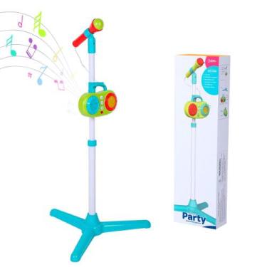 Imagem de Microfone Com Pedestal Musical Domni