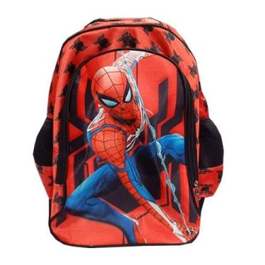 Imagem de Mochila Escolar Infantil Spider Man B02C Vermeho - GV Bolsas
