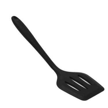 Imagem de Espátula de Fritura de Silicone Bueno 29,5cm Preto - Mek
