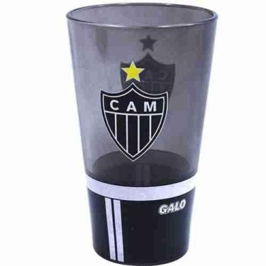 Imagem de Copo Vidro Grosso 475ml - Atlético Mineiro - Mileno