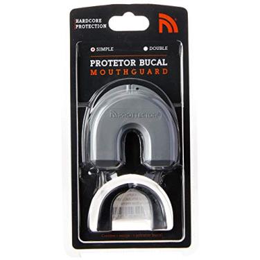 Imagem de PROTTECTOR Outro Protetor Bucal Profissional para Artes Marciais, U, Prata/Preta