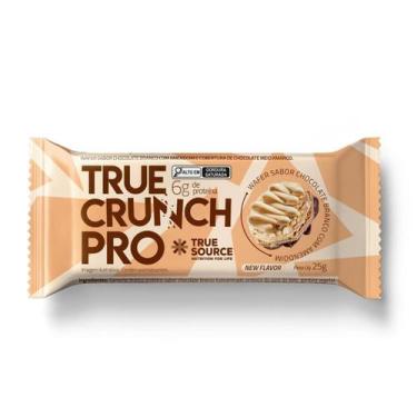Imagem de Wafer True Crunch Pro - 1 Unidade de 25g Chocolate Branco Com Amendoim