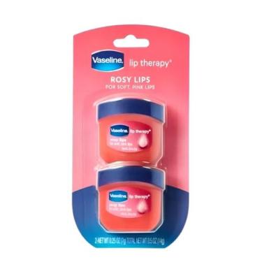 Imagem de Vaseline Lip Therapy Rosy Duplo - Hidratante Labial 2x7g