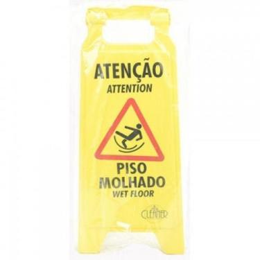 Imagem de Placa Sinalizadora Piso Molhado   Sales