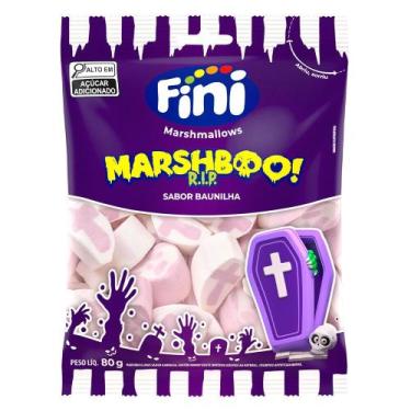Imagem de Marshmallows Fini Marshboo RIP Sabor Baunilha R.I.P 80g