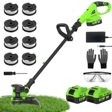 Imagem de Aparador de Grama BeautFirst 12" Sem Fio 20V 2 em 1