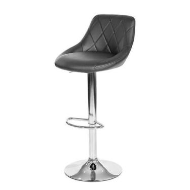Imagem de Cadeira Bar Hatan Preta Just Home Collection