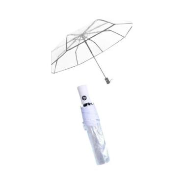 Imagem de Guarda-chuva Transparente Automático Estilo Coreano Para Mulheres, Ide