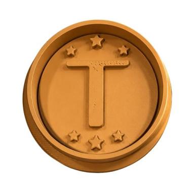 Imagem de Kit Cortador Carimbo de Letras Alfabeto Biscoito Para Pasta Americana 