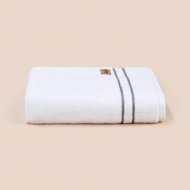 Imagem de Toalha de Rosto Reflexo 50x80CM 100% Algodão 600g-m2 Macia e Absorvente Branca Altenburg