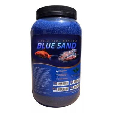 Imagem de Areia Azul Blue Sand Mbreda 6kg (tamanho 1,0 A 1,5 Mm)