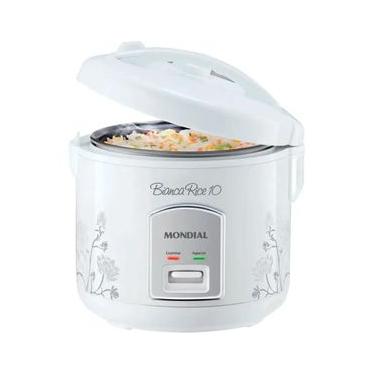 Imagem de Panela Eletrica Arroz Mondial 10 Xicaras 700w - Pe-10 Branco 220V