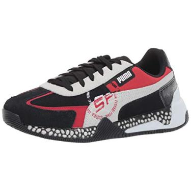 Imagem de PUMA Tênis masculino Scuderia Ferrari Speed Hybrid, Puma, preto, puma branco-rosso Corsa, 10.5