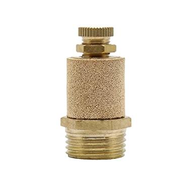 Imagem de 2 pcs lustro de escape de bronze longo tipo de aceleração curta tipo silenciador peças pneumáticas montando conector redutor filtro de ruído YYDFPIIA (Color : Jieliu, Specification : 1")