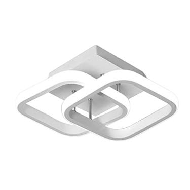 Imagem de Baoblaze Luminária de moderna Lâmpada para varanda do, lâmpada de para, lavanderia, quarto, decoração de, Branco Três Cores