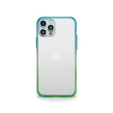 Imagem de Elfo Capinha Case Capa para Celular iPhone 11 (6.1"), Anti Impacto Proteção Militar 2 metros contra quedas, Antiamarelamento, Azul E Verde