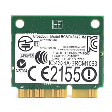 Imagem de Placa de rede sem fio, bcm943142hm 802.11 b/g/n Half Mini Pci-e WiFi Bluetooth 4.0, para 7/8/10, para Dell xps 2710 17 tr